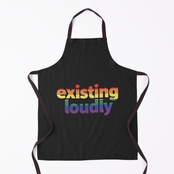 Item preview, Existing Loudly Rainbow Pride Quote designed and sold by lowbatterydept.