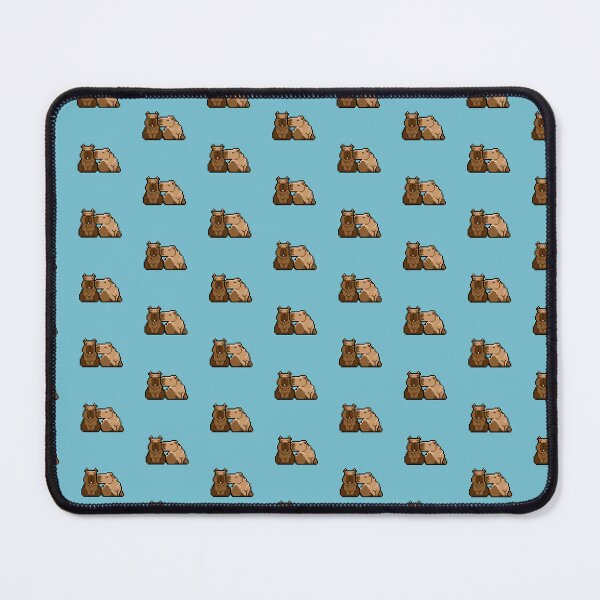 Item preview, Capybara Kissing pixel art Sticker designed and sold by PAVA PHU .