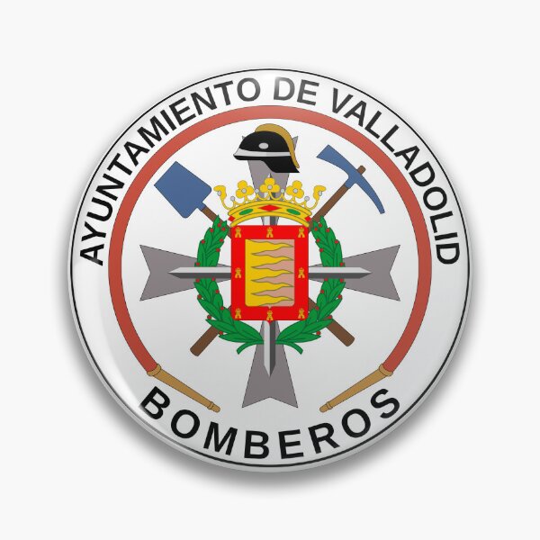 Item preview, Valladolid Fire Department Badge Graphic designed and sold by Chroma Artis.