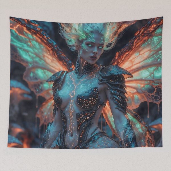 Item preview, Bioluminescent Fae Queen – Elemental Queens of 2026 designed and sold by SunsetAngelsAI.
