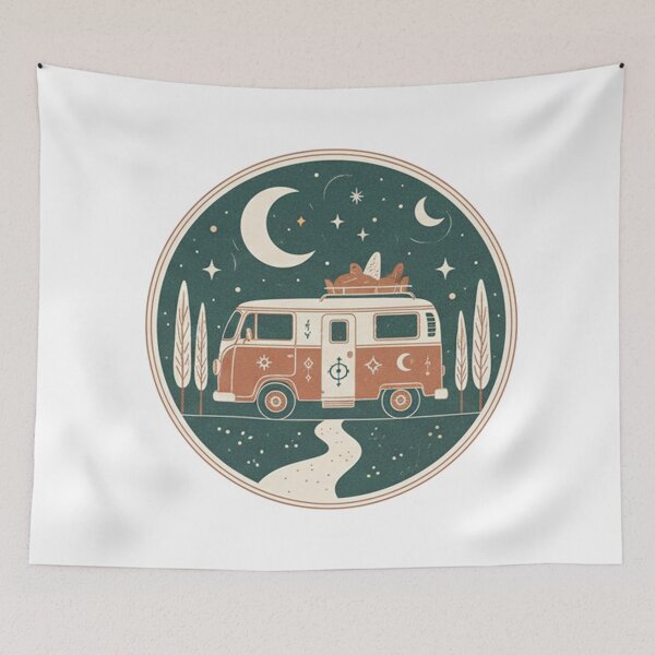 Item preview, Traveller Boho Illustration designed and sold by the-cc.