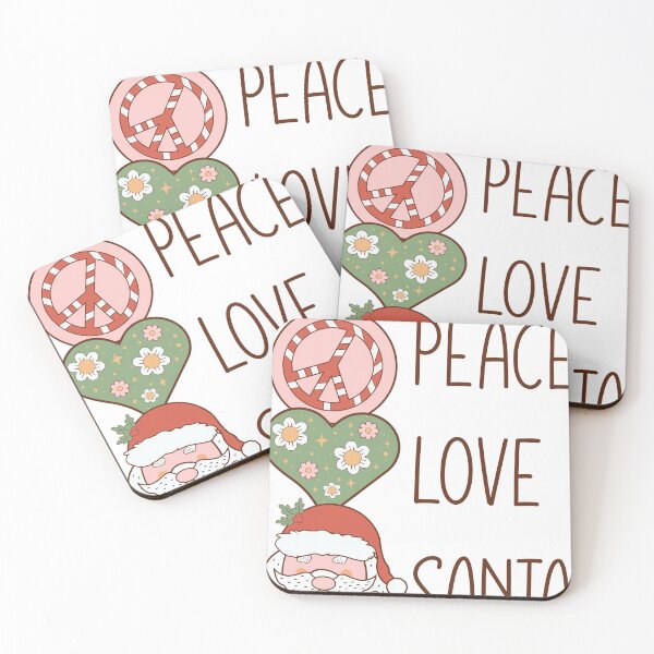 Item preview, peace love santa  designed and sold by Houssinix.