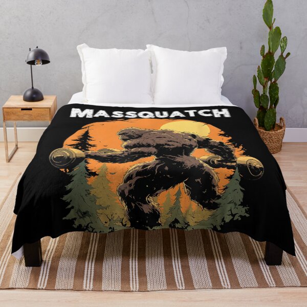 Item preview, Bigfoot Massquatch Funny Sasquatch Workout Gym Weightlifter designed and sold by JohnBrightIdeas.