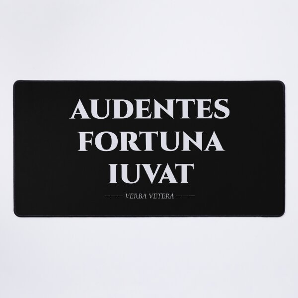 Item preview, Audentes Fortuna Iuvat – Classic Roman Boldness Quote designed and sold by BrushRushX.
