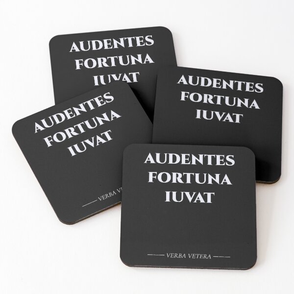 Item preview, Audentes Fortuna Iuvat – Classic Roman Boldness Quote designed and sold by BrushRushX.