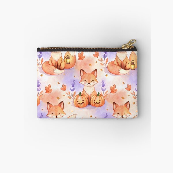 Item preview, Lantern Foxes & Pumpkin Whimsy – Autumn Woodland Pattern designed and sold by meesub.