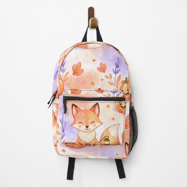 Item preview, Lantern Foxes & Pumpkin Whimsy – Autumn Woodland Pattern designed and sold by meesub.