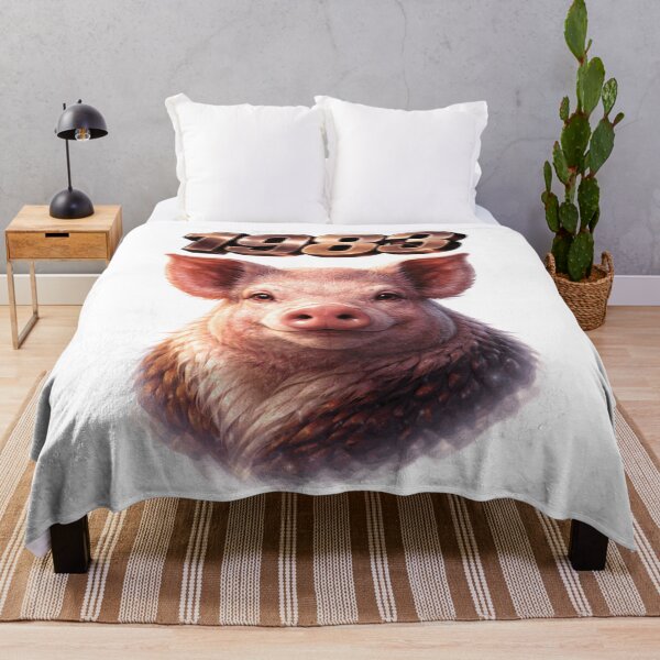 Item preview, 1983 Year of the Pig Eastern Zodiac Strength Power Design designed and sold by AlexLineArt.