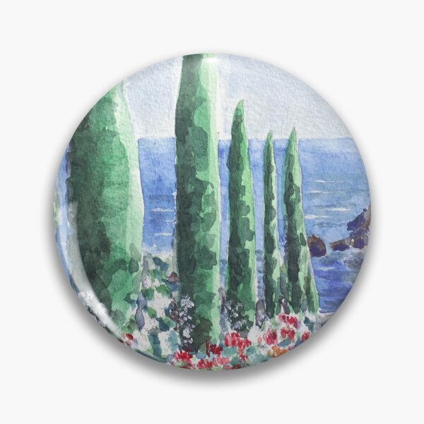 Item preview, watercolour painting of Blanes, Costa Brava in summer designed and sold by ColorandColor.