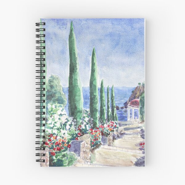 Item preview, watercolour painting of Blanes, Costa Brava in summer designed and sold by SelenePaintings .