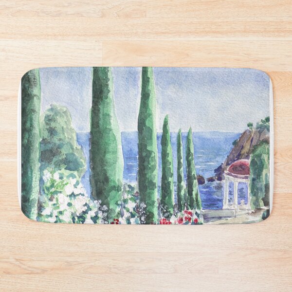 Item preview, watercolour painting of Blanes, Costa Brava in summer designed and sold by ColorandColor.