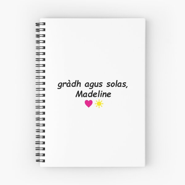 Item preview, gràdh agus solas, Madeline (gràdh agus solas is love and light in Scottish Gaelic - Gàidhlig)  designed and sold by Mamaidh Made.