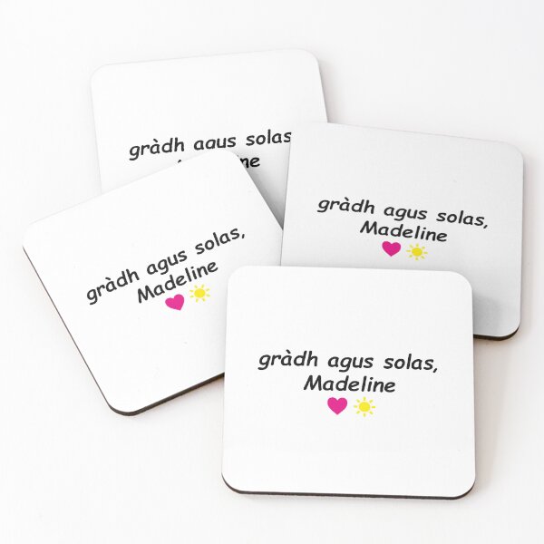 Item preview, gràdh agus solas, Madeline (gràdh agus solas is love and light in Scottish Gaelic - Gàidhlig)  designed and sold by Mamaidh Made.
