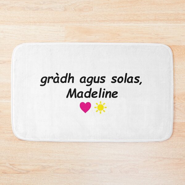 Item preview, gràdh agus solas, Madeline (gràdh agus solas is love and light in Scottish Gaelic - Gàidhlig)  designed and sold by Mamaidh Made.
