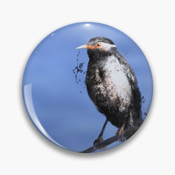 Item preview, The Indian Pied Myna designed and sold by ScabaceArt.