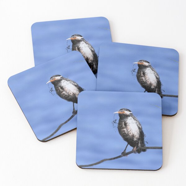 Item preview, The Indian Pied Myna designed and sold by ScabaceArt.