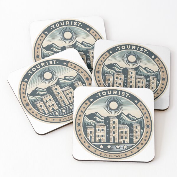 Item preview, Zacatecas Mexico – Vintage Tourist Badge Illustration designed and sold by KivaroArt.