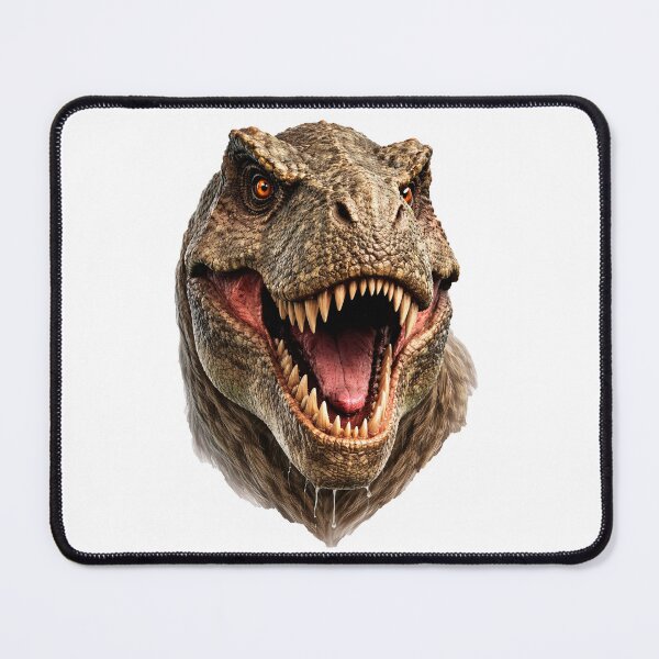 Item preview, Fierce T-Rex Roar - Epic Dinosaur Head Close-up on a transparent background designed and sold by Clavivs.