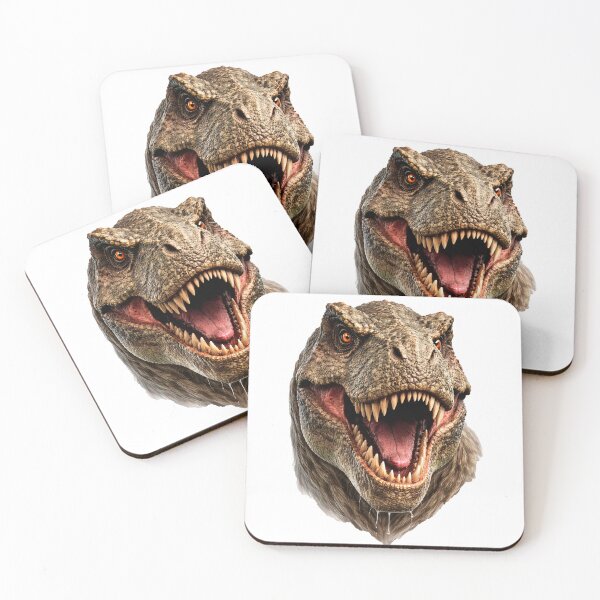 Item preview, Fierce T-Rex Roar - Epic Dinosaur Head Close-up on a transparent background designed and sold by Clavivs.