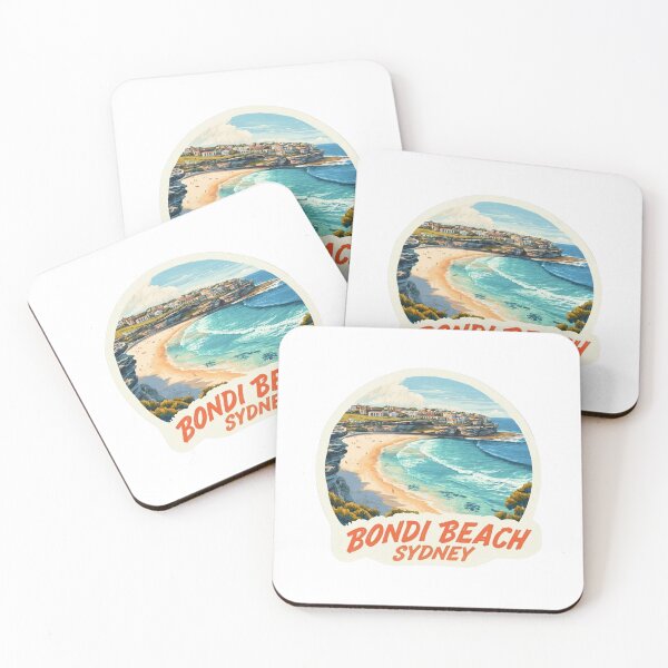 Item preview, Bondi Beach Sydney Australia Iconic Coastal Lifestyle Travel Sticker designed and sold by Blurbean.