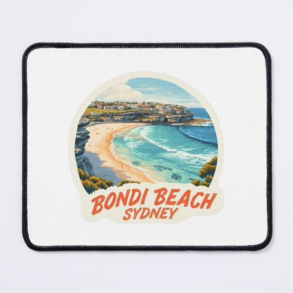 Item preview, Bondi Beach Sydney Australia Iconic Coastal Lifestyle Travel Sticker designed and sold by Blurbean.