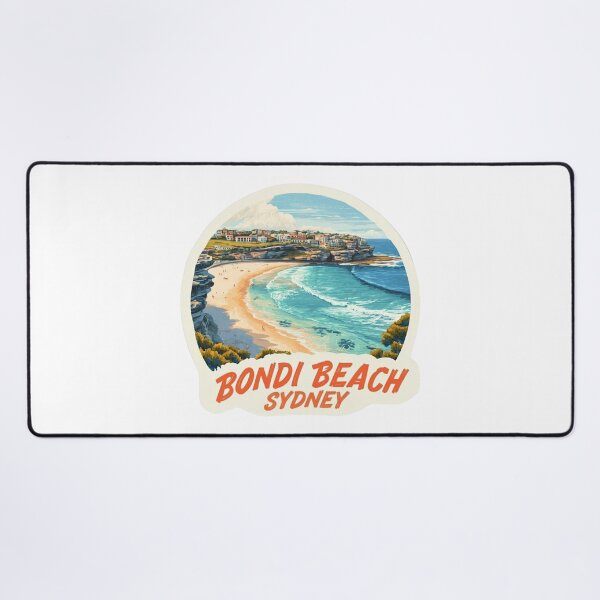 Item preview, Bondi Beach Sydney Australia Iconic Coastal Lifestyle Travel Sticker designed and sold by Blurbean.