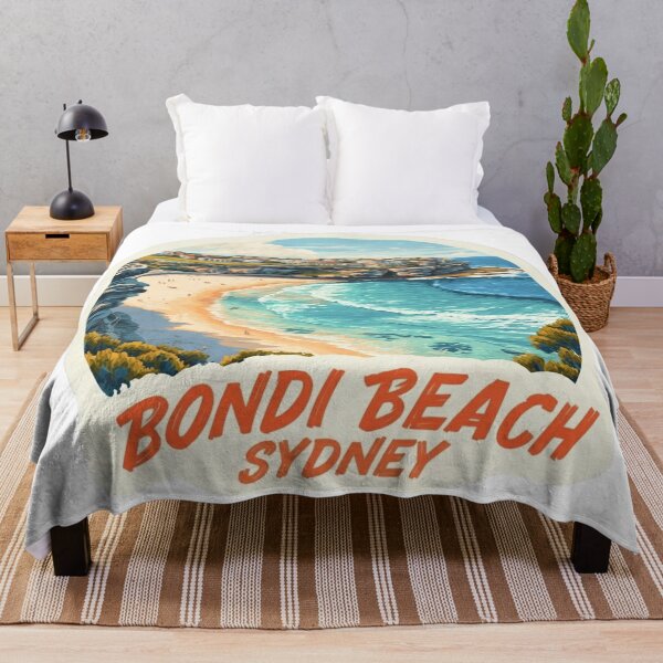 Item preview, Bondi Beach Sydney Australia Iconic Coastal Lifestyle Travel Sticker designed and sold by Blurbean.