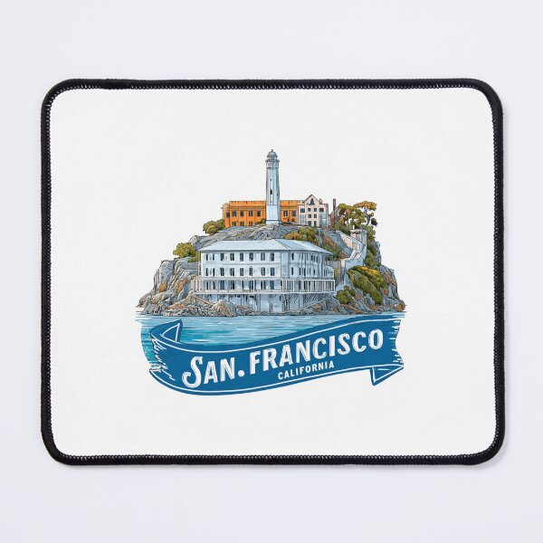 Item preview, San Francisco Alcatraz Island Historic Federal Prison California Sticker designed and sold by Blurbean.