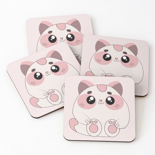 Item preview, Mallow Cute cat  designed and sold by Sonia Jones Art.