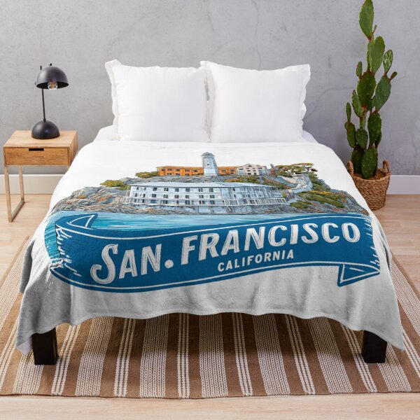 Item preview, San Francisco Alcatraz Island Historic Federal Prison California Sticker designed and sold by Blurbean.