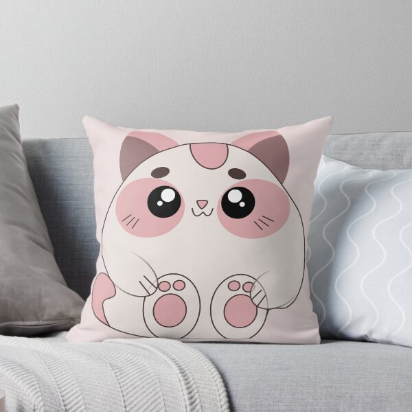 Item preview, Mallow Cute cat  designed and sold by Sonia Jones Art.
