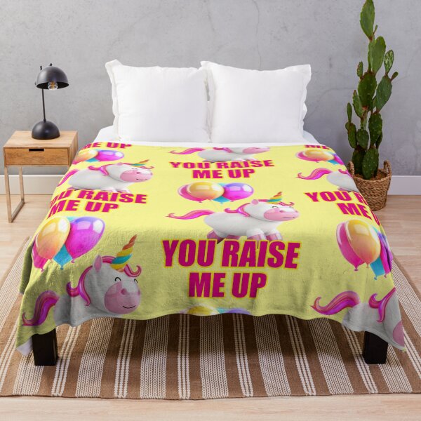 Item preview, You Raise Me Up – Cute Unicorn with Balloons designed and sold by Mauswohn.