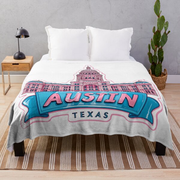 Item preview, Austin Texas State Capitol Vintage Pink Travel Postcard Style Sticker designed and sold by Blurbean.