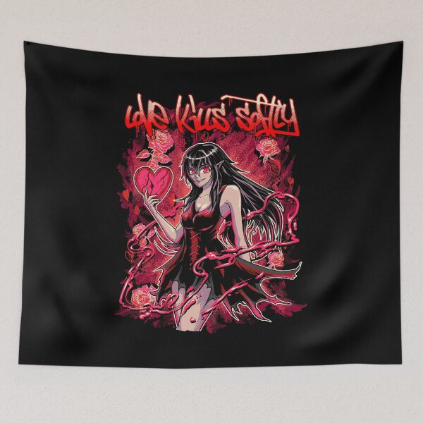 Item preview, Love Kills Softly - Dark Gothic Anime Graphic designed and sold by Ranpict.
