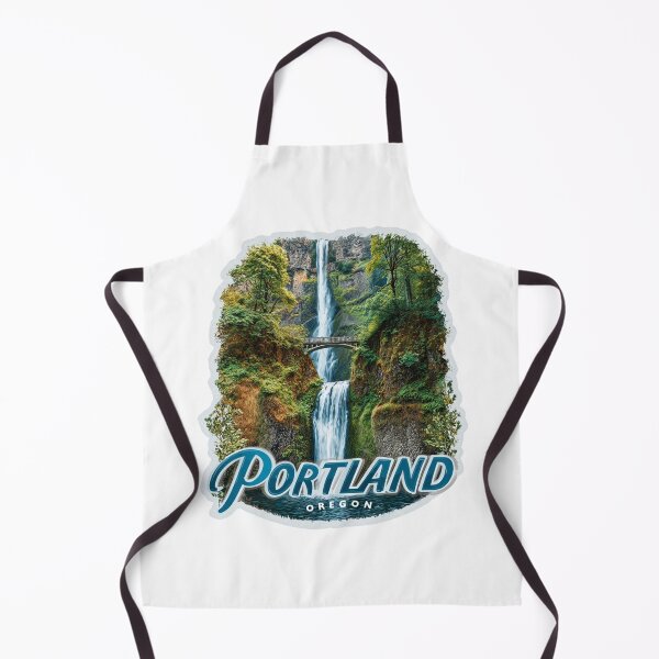 Item preview, Portland Oregon Multnomah Falls Pacific Northwest Waterfall Nature Sticker designed and sold by Blurbean.