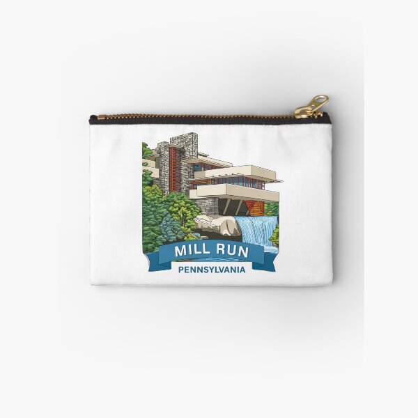 Item preview, Mill Run Pennsylvania Fallingwater Frank Lloyd Wright Architecture Sticker designed and sold by Blurbean.
