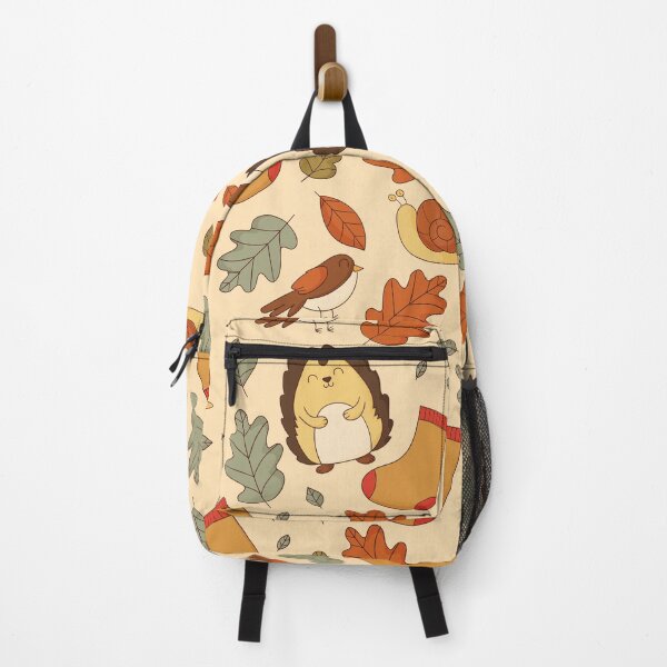 Item preview, Happy hedgehogs in autumn – Cute woodland animal pattern designed and sold by Mauswohn.