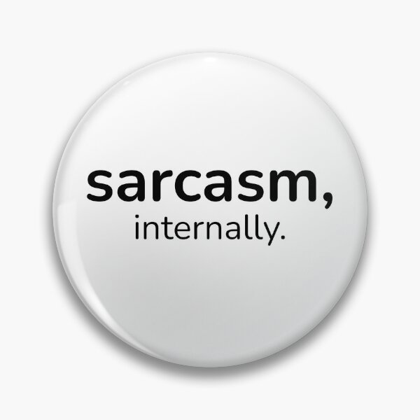 Item preview, Sarcasm, internally. - Introvert Quiet Humor Minimal Quote designed and sold by ISG Designs.