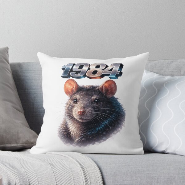 Item preview, 1984 Year of the Rat Eastern Zodiac Strength Power Design designed and sold by AlexLineArt.
