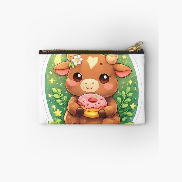Item preview, Cute Taurus Zodiac Sticker | Transparent PNG | Kawaii Bull Donut Sticker | Waterproof Vinyl | Planner, Laptop, Bottle designed and sold by AmRishi.
