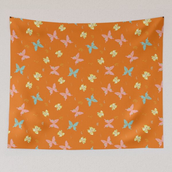 Item preview, Fluttering butterflies medley - Rama Ria RR29 Orange designed and sold by HueyDesign.