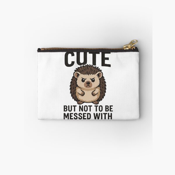 Item preview, Cute But Not To Be Messed With – Funny Hedgehog Attitude Design designed and sold by storelibertys.