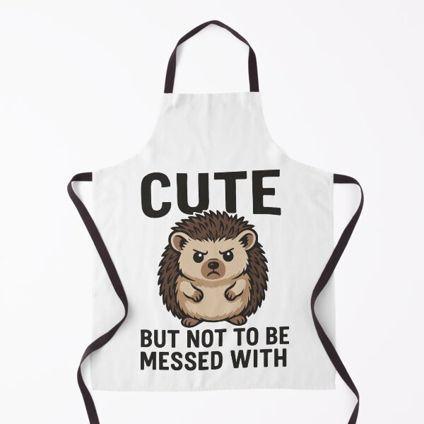 Item preview, Cute But Not To Be Messed With – Funny Hedgehog Attitude Design designed and sold by storelibertys.