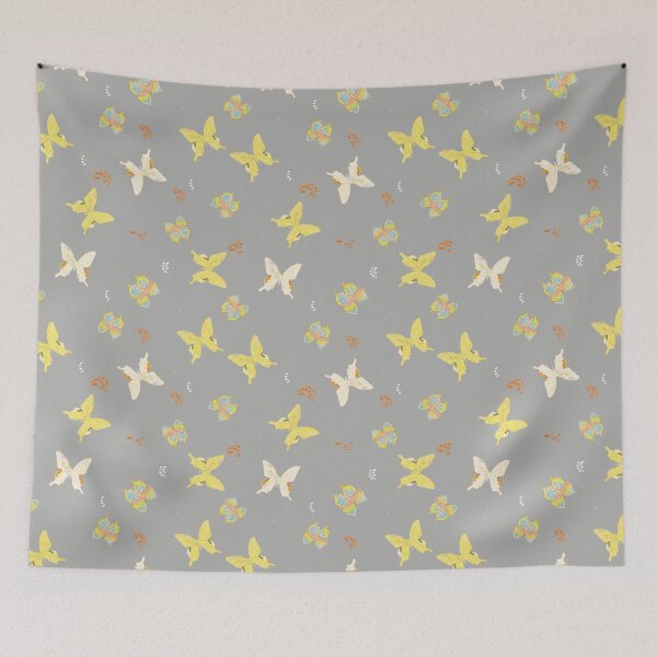 Item preview, Fluttering butterflies medley - Rama Ria RR32 Gray designed and sold by HueyDesign.