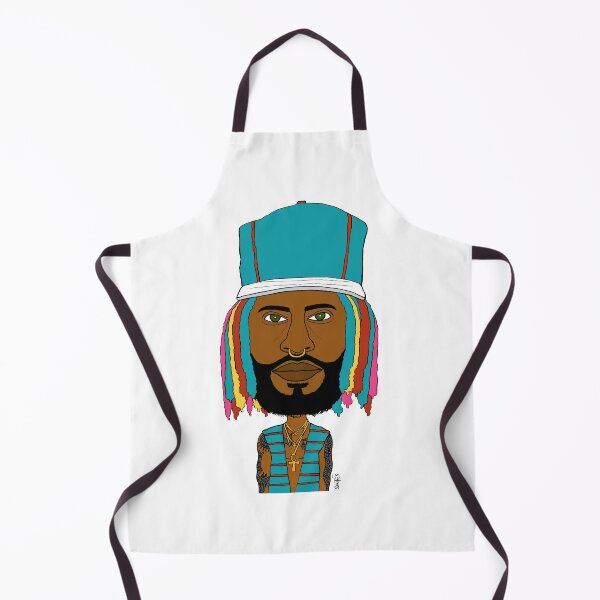 Item preview, Colorful Dreadlocks Altboy with Ankh, Nose Ring & Tattoos - Illustration designed and sold by Eric Sintès.