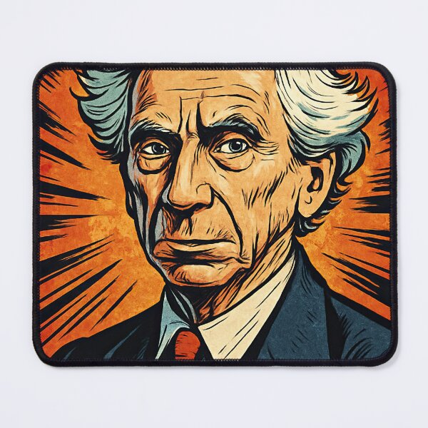 Item preview, Bertrand Russell | Comics style - Cartoon designed and sold by ComicsFactory.