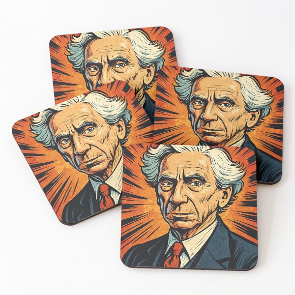 Item preview, Bertrand Russell   | Comics style - Cartoon designed and sold by ComicsFactory.