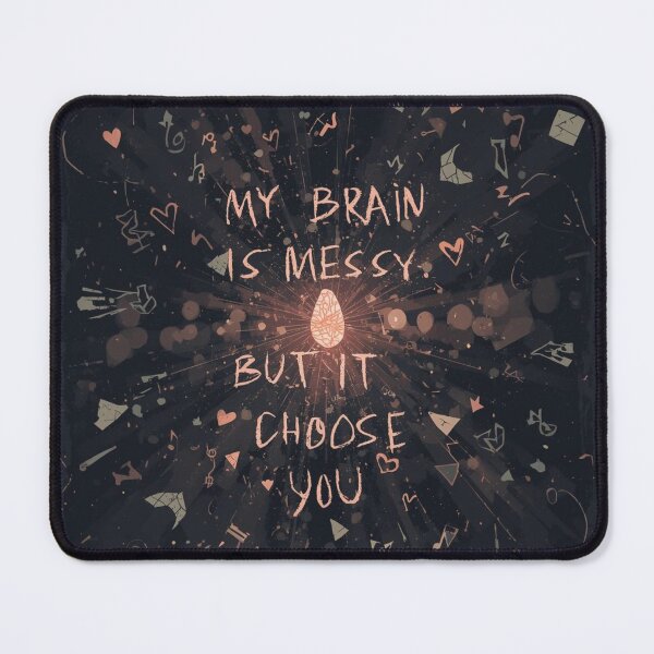 Item preview, Messy Brain, Clear Choice, Neurospicy Brain - ADHD Life designed and sold by YvkafromPoland.