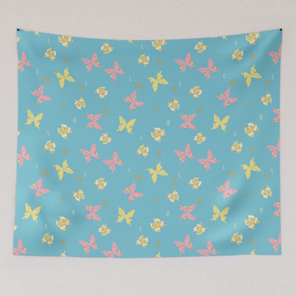 Item preview, Fluttering butterflies medley - Rama Ria RR33 Blue designed and sold by HueyDesign.
