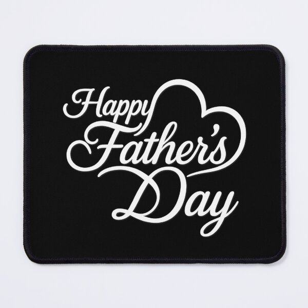 Item preview, Happy Father’s Day Script Lettering with Heart designed and sold by flagylART.